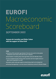 Cover Macroeconomic ScoreBoard - Prague - September 2022
