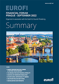 Summary The EUROFI Financial Forum - Prague - September 2022