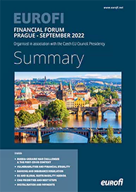 Summary The EUROFI Financial Forum - Prague - September 2022